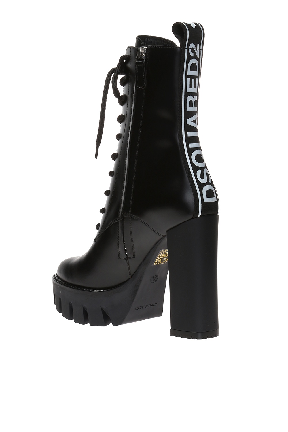 dsquared2 lace up boots